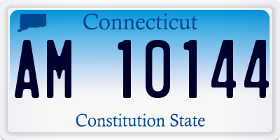 CT license plate AM10144