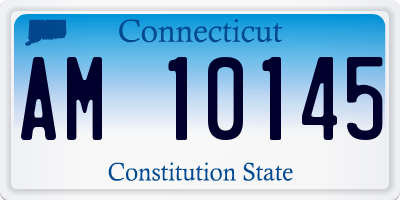 CT license plate AM10145