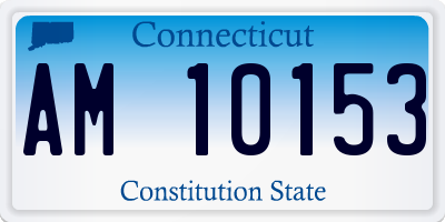 CT license plate AM10153