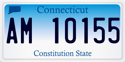 CT license plate AM10155