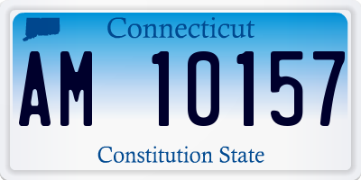 CT license plate AM10157