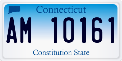 CT license plate AM10161