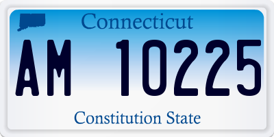 CT license plate AM10225