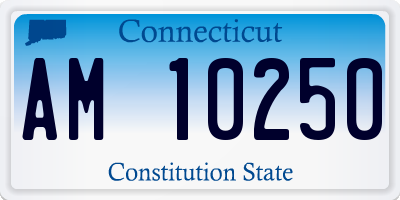 CT license plate AM10250