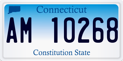 CT license plate AM10268