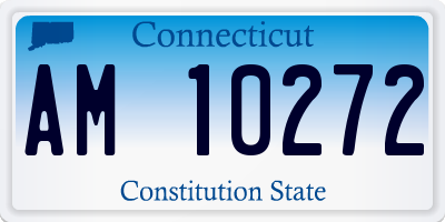 CT license plate AM10272
