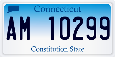 CT license plate AM10299