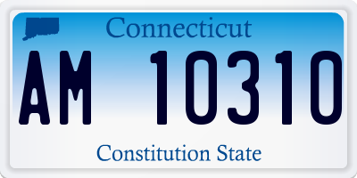 CT license plate AM10310