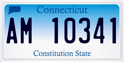 CT license plate AM10341