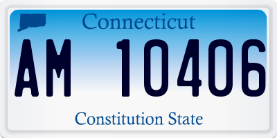 CT license plate AM10406