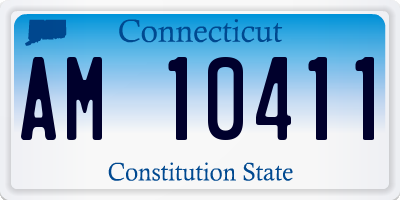 CT license plate AM10411