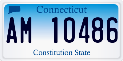 CT license plate AM10486