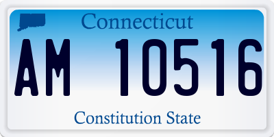 CT license plate AM10516