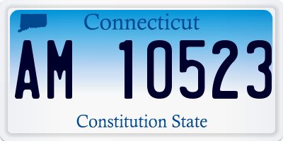CT license plate AM10523