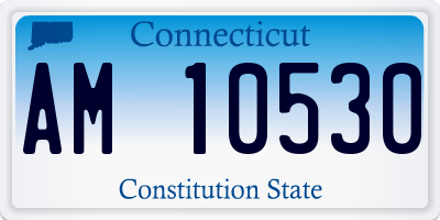 CT license plate AM10530