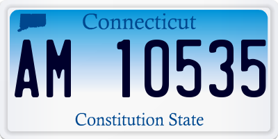 CT license plate AM10535