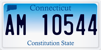 CT license plate AM10544