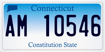CT license plate AM10546