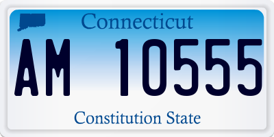 CT license plate AM10555