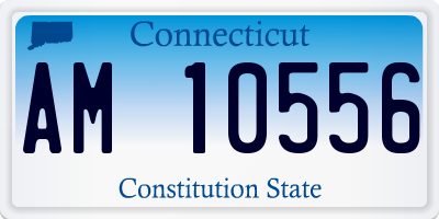 CT license plate AM10556