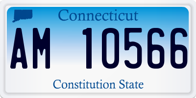 CT license plate AM10566