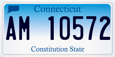 CT license plate AM10572