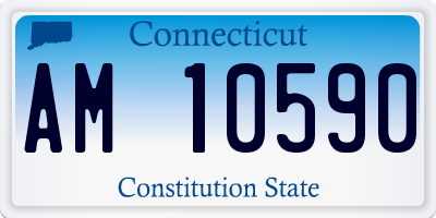 CT license plate AM10590