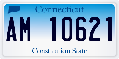 CT license plate AM10621