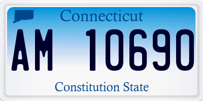 CT license plate AM10690