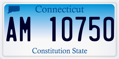 CT license plate AM10750