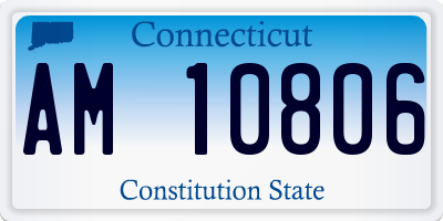 CT license plate AM10806
