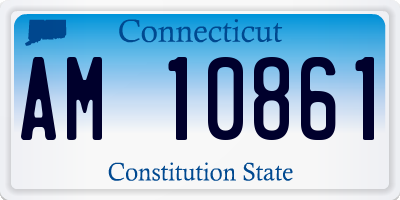 CT license plate AM10861