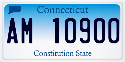 CT license plate AM10900