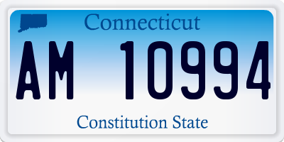 CT license plate AM10994