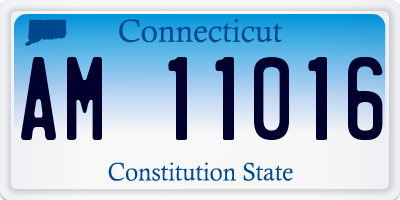 CT license plate AM11016