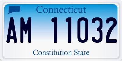 CT license plate AM11032