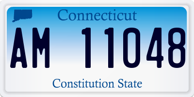 CT license plate AM11048