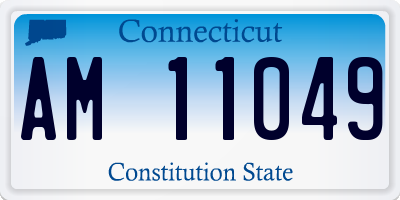 CT license plate AM11049