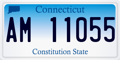 CT license plate AM11055