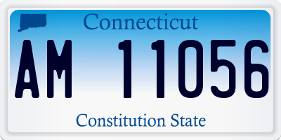 CT license plate AM11056