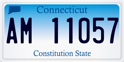 CT license plate AM11057