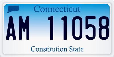 CT license plate AM11058