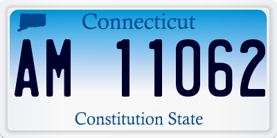 CT license plate AM11062