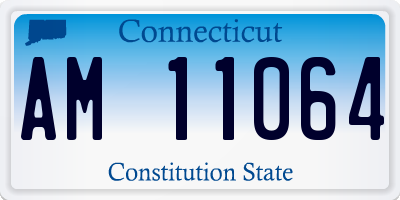 CT license plate AM11064