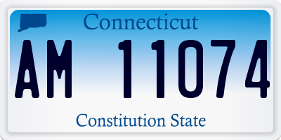 CT license plate AM11074