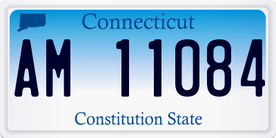 CT license plate AM11084