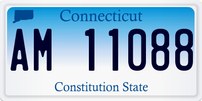 CT license plate AM11088