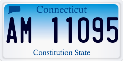 CT license plate AM11095