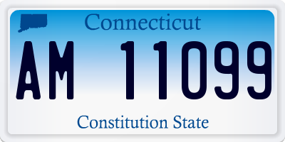 CT license plate AM11099