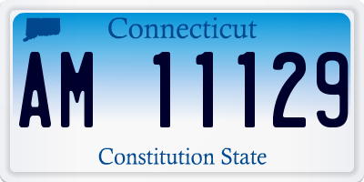 CT license plate AM11129
